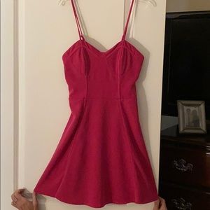 Spaghetti strapped bra lined dress